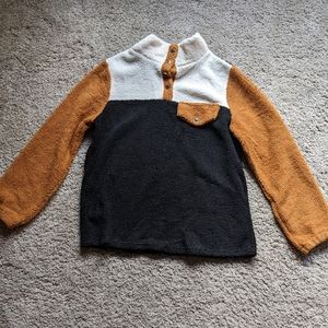 Sherpa pullover fleece